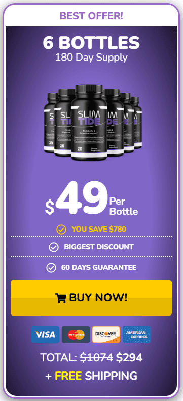 slimtide 6 bottles price